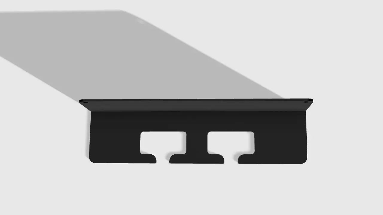 3D-Entwurf der DUE Siebträgerhalterung